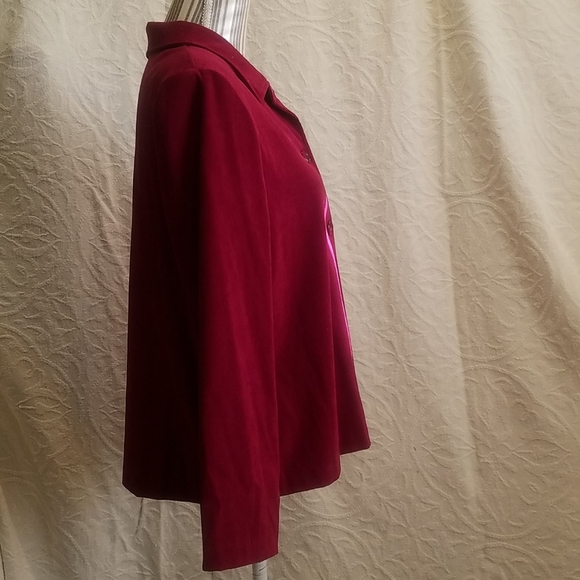 BRIGGS Maroon Lightweight Jacket Size LP - Picture 3 of 6